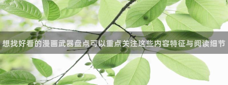 梦漫漫画最新章节更新:想找好看的漫画武器盘点可以重点关注这些内容特征与阅读细节
